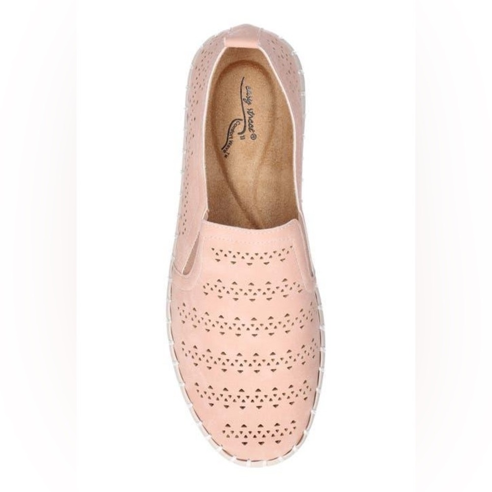Easy Street Pink Peppy Slip-On Platform Sneaker NIB